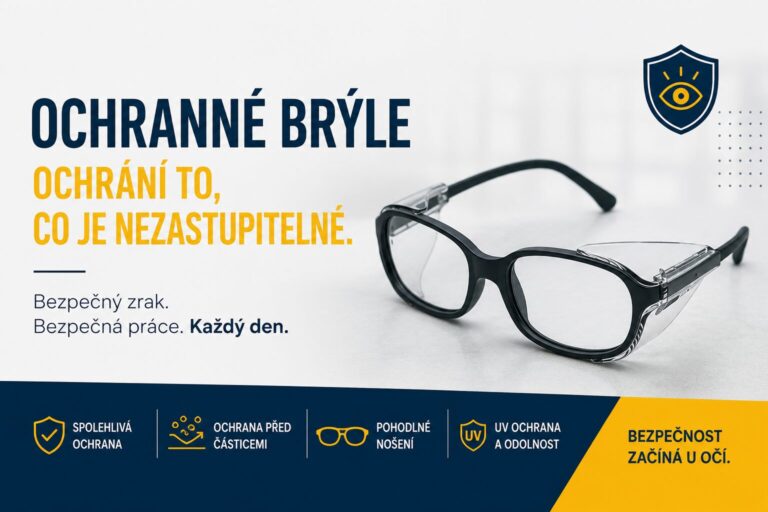 Ochranné brýle: Proč je ochrana zraku při práci důležitější než si myslíte